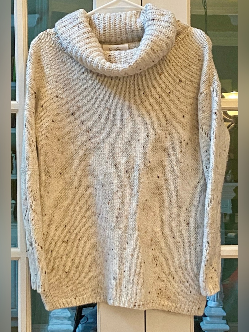 Jessica Simpson Cream Cowl Neck Sweater Size XS